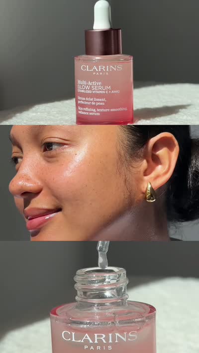 Clarins Multi-Active Glow Serum UGC video